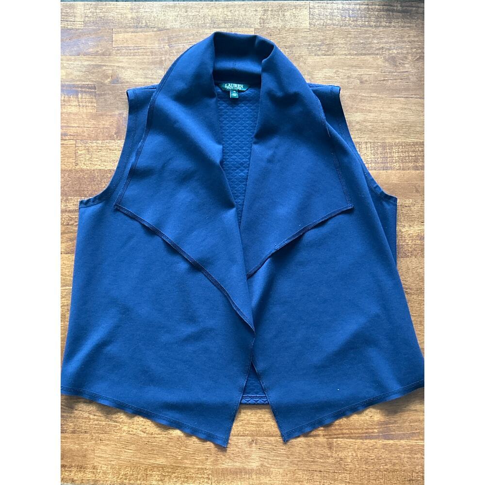 Ralph Lauren Draped Vest - Nylon & Elastane - Navy XL”​